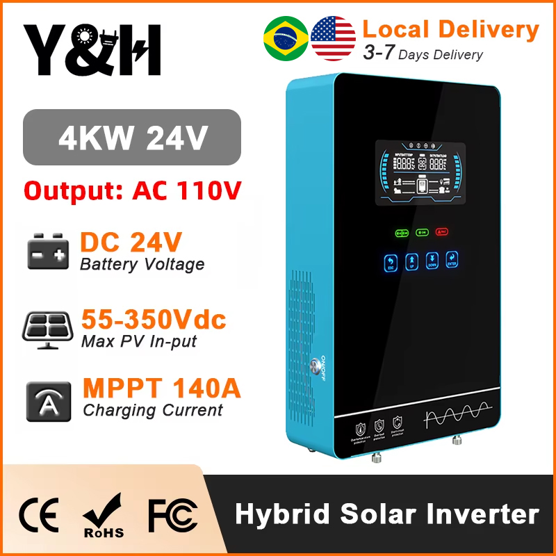 Drone Solar Charger - Y&H 4KW عاكس للطاقة الشمسية الهجين
