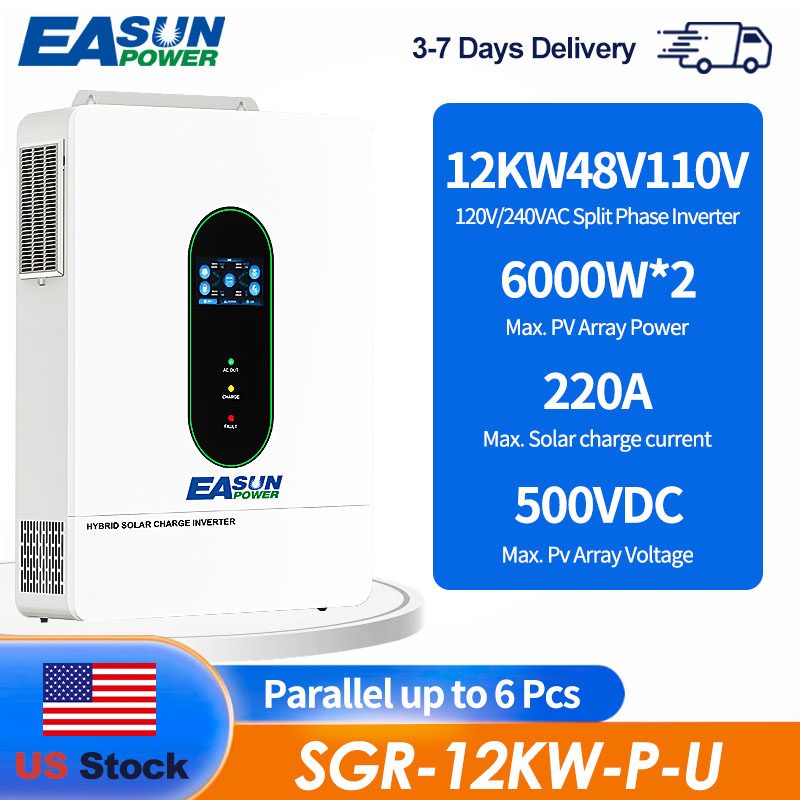 Drone Solar Charger - EASUN US 12KW 12000W محول طاقة