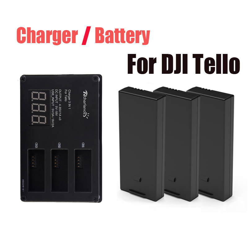 بطارية DJI Tello الأصلية / شاح - مراجعة Drone Charging Hub وسعره